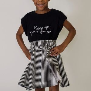 Black and white dress!